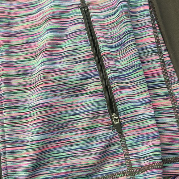 IDEOLOGY Women Long Sleeve Full Zip-Up Athletic Side Panels Jacket Large - Picture 11 of 12